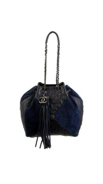 Chanel Paris-Seoul Patchwork Drawstring Bucket Bag